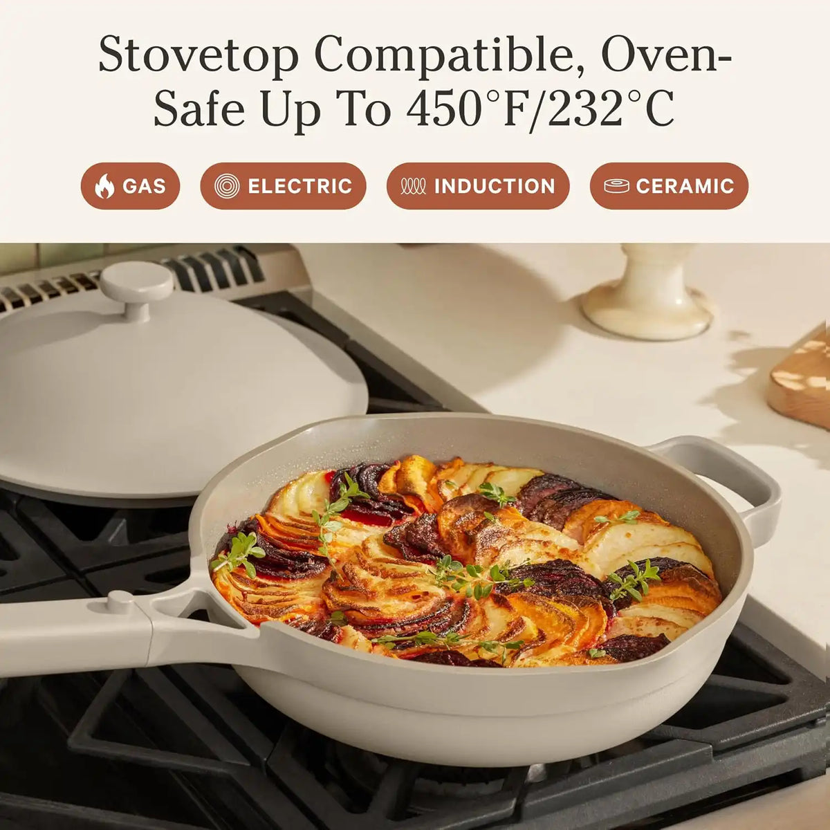 Our Place Always Pan 2.0, 10.5" Ceramic Nonstick Pan, 2.6 Qt