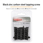 #8 X 1/2" Black Screw,Flat Head Phillips Wood Screw, Electroplating Black Carbon Steel, #8 X 1/2-Inch, 200Pcs