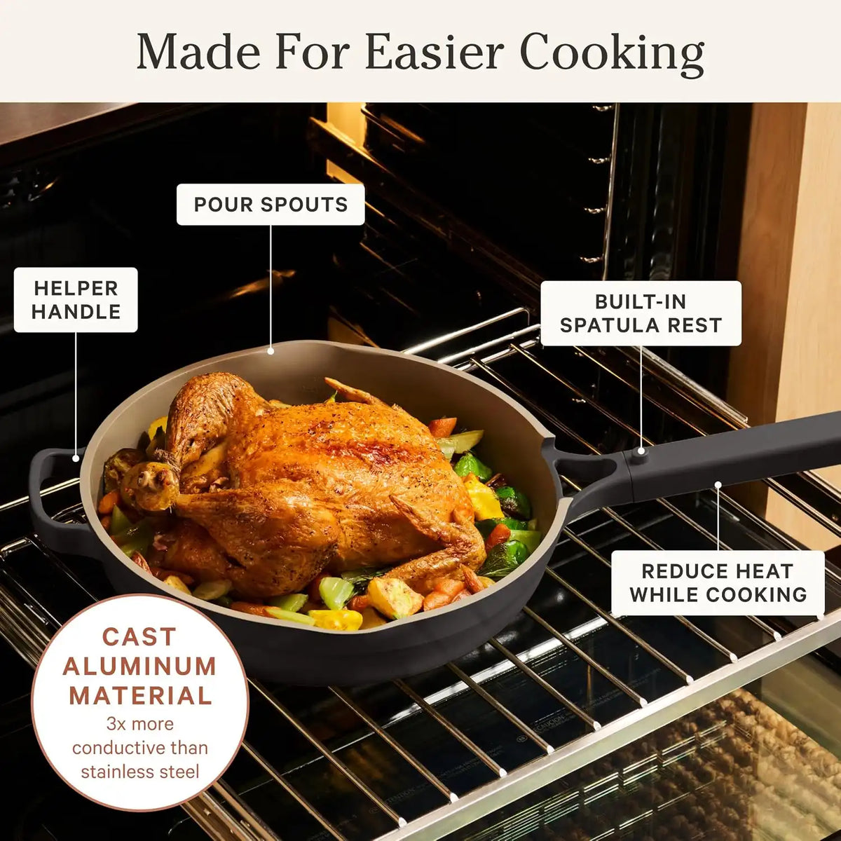 Our Place Large Always Pan, 12.5" Ceramic Nonstick Pan