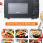 Commercial Chef 0.6 Cu. Ft. Countertop Microwave Oven, CHM660B, Black