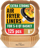 Air Fryer Liners Disposable, Unbleached Parchment Paper Baking Liners