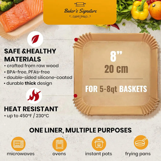 500Pcs Air Fryer Liners Disposable