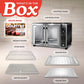 Gourmia Toaster Oven - 6-Slice Capacity, Digital Display, Stainless Steel