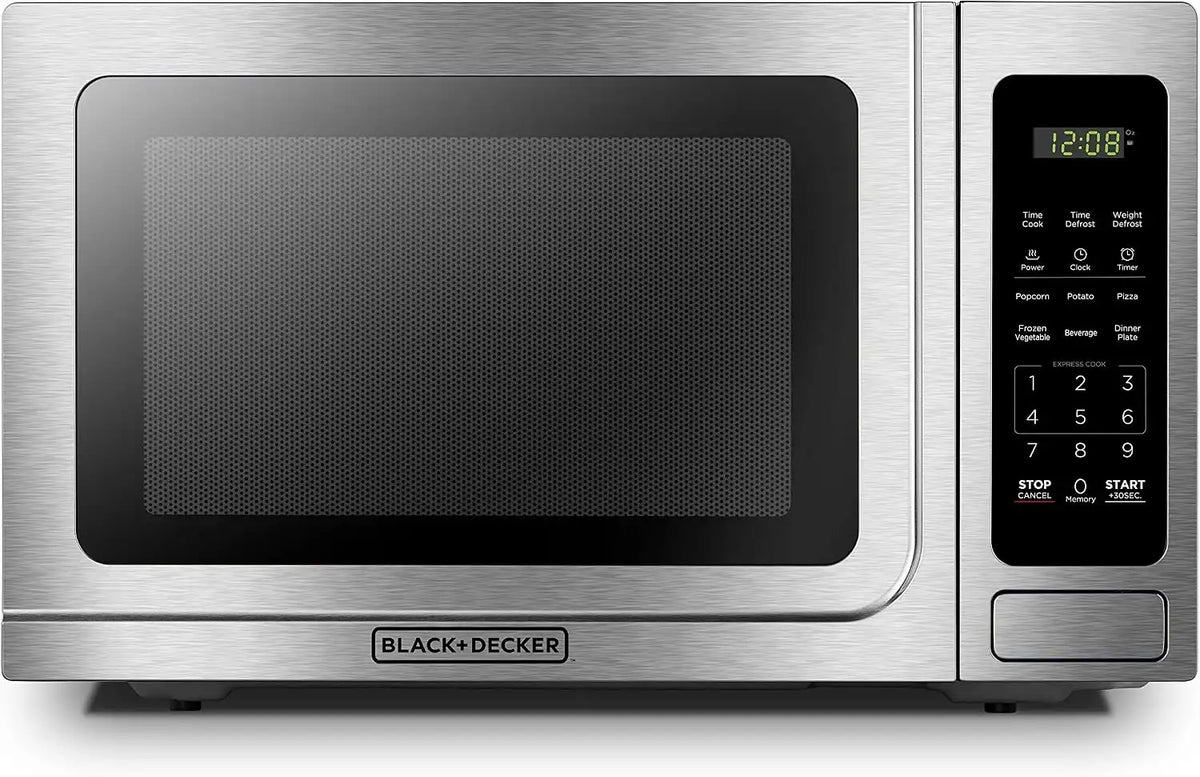 BLACK+DECKER Microwave Countertop 1.4 Cu.Ft, 1000W, Stainless Steel