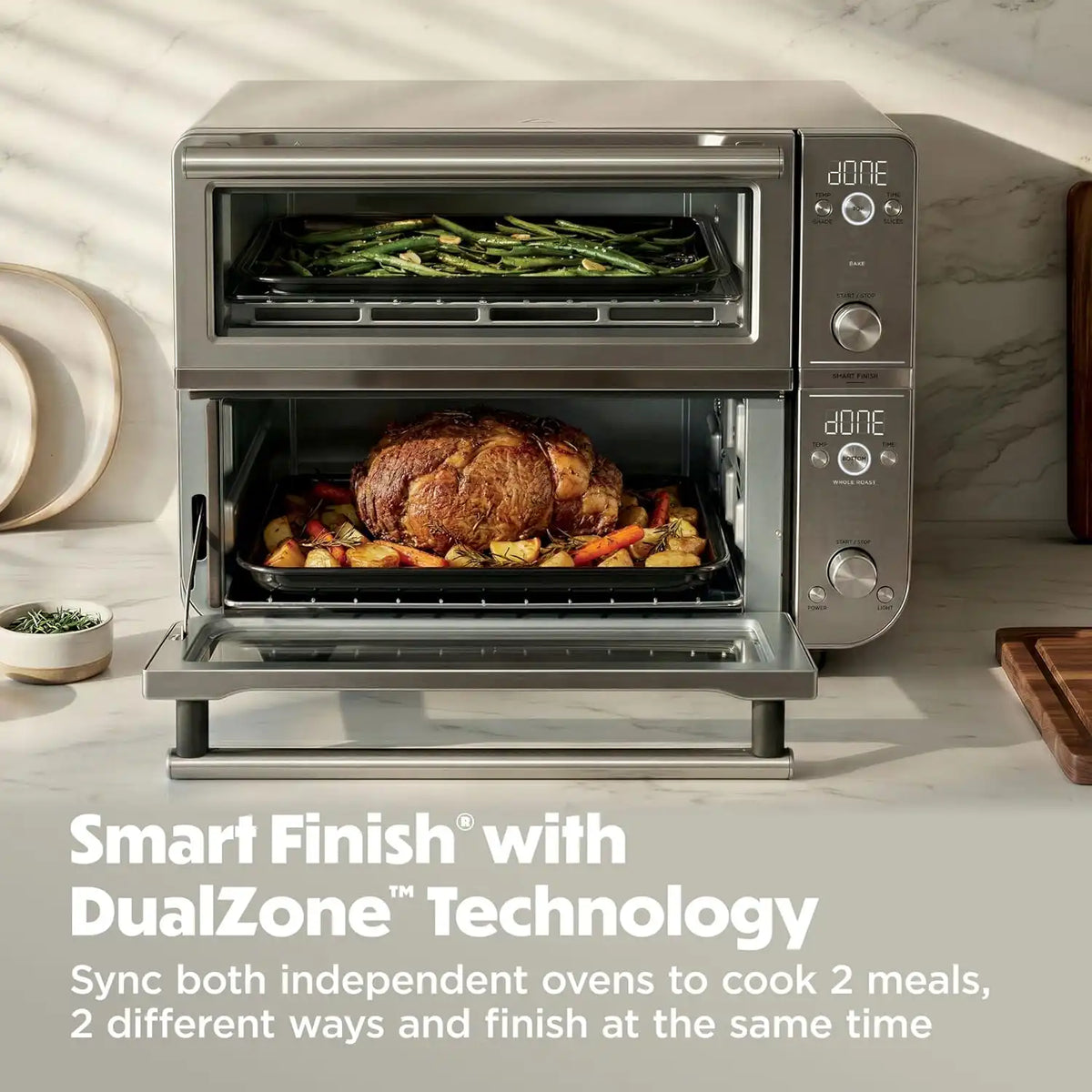 Ninja Double Oven Pro Smart XL, 12-in-1, Silver, DCT821