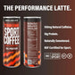 Throne Sport Coffee Latte, 10g Protein, 150mg Caffeine, 3 Flavors, 6Pk