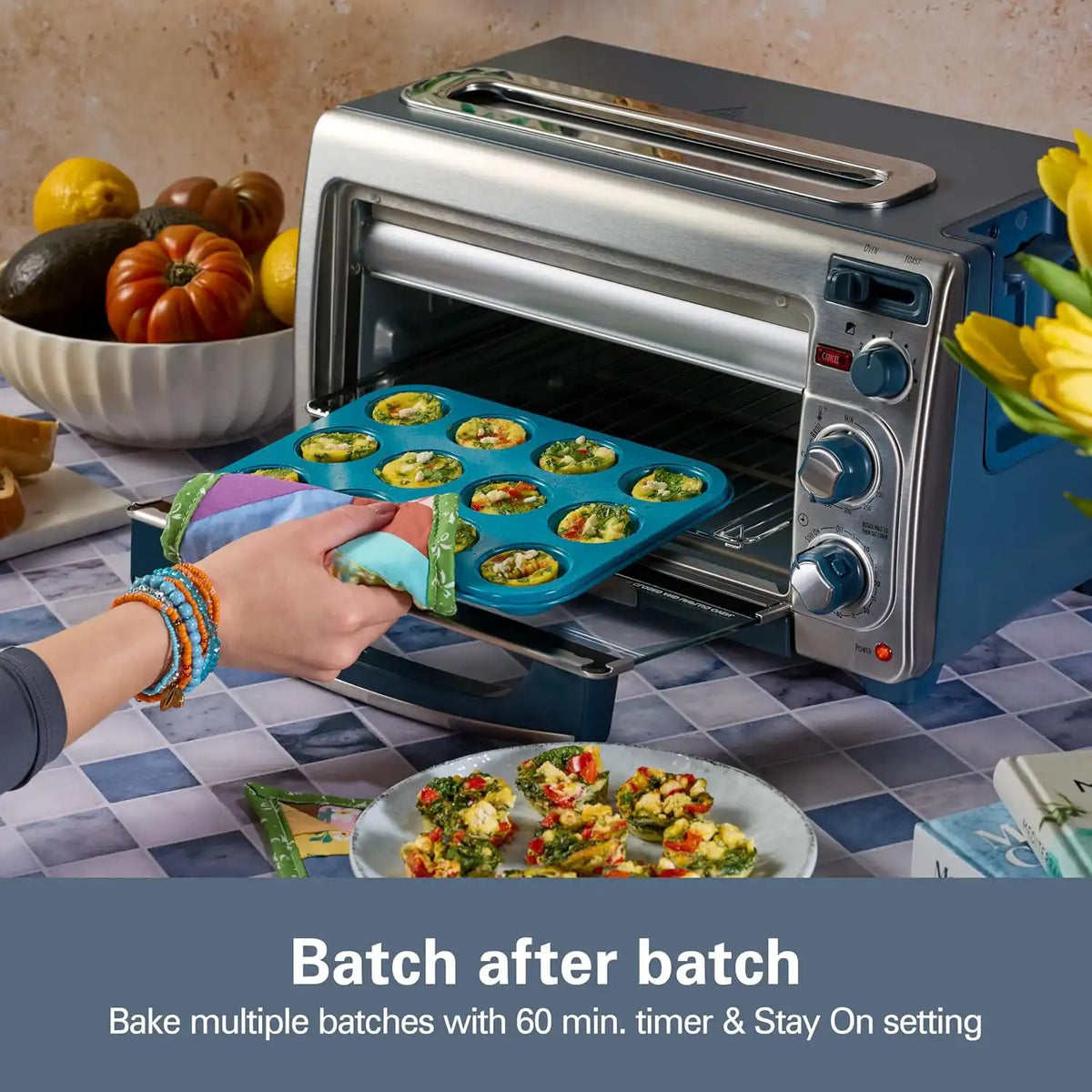 Hamilton Beach 2-in-1 Countertop Toaster Oven and Long Slot 2 Slice Toaster