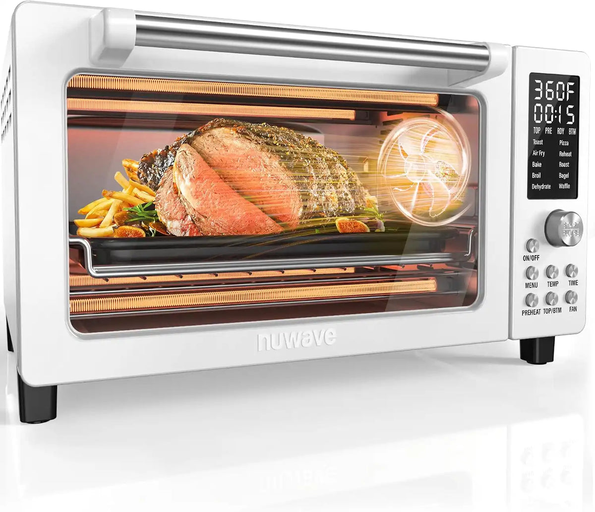 Nuwave Bravo Pro Smart Air Fryer Toaster Oven Countertop Combo