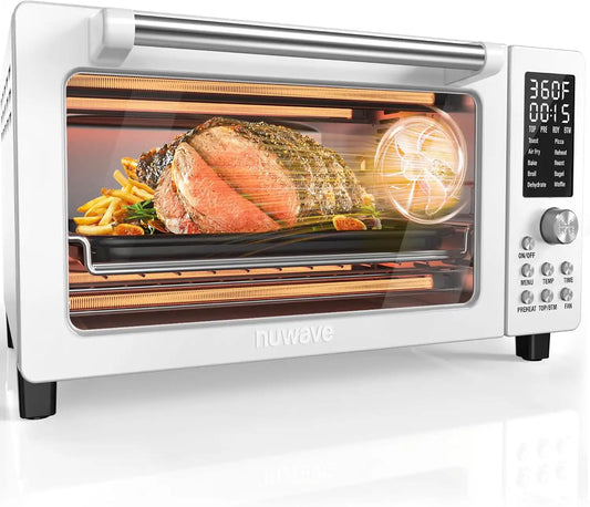 Nuwave Bravo Pro Smart Air Fryer Toaster Oven Countertop Combo