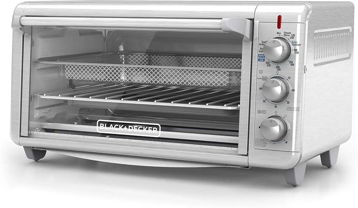 BLACK+DECKER XL 8-Slice Air Fry Toaster Oven, 5-in-1