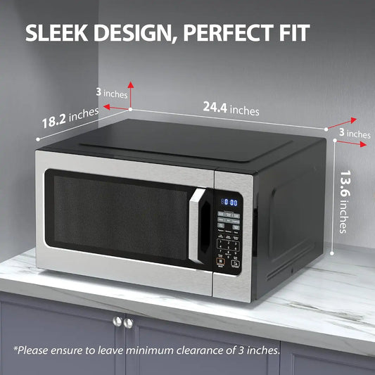TOSHIBA Large Countertop Microwave Oven with Smart Sensor, 2.2 Cu.Ft, 1200W
