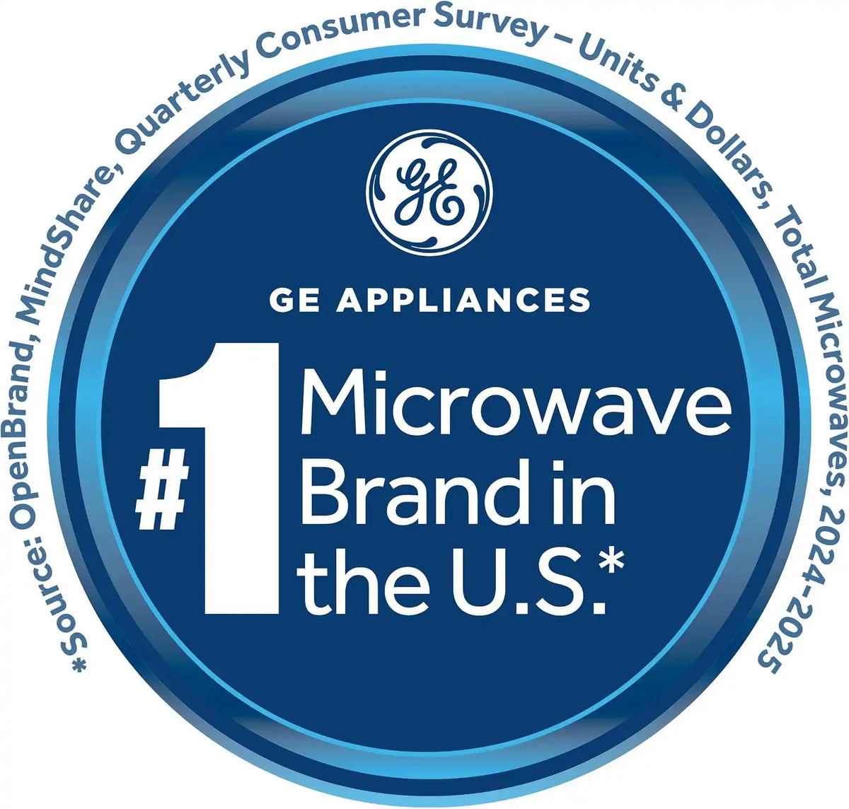 GE Countertop Microwave Oven, 1100 Watt, 1.4 Cu. Ft., Black, GCST14S1WBB