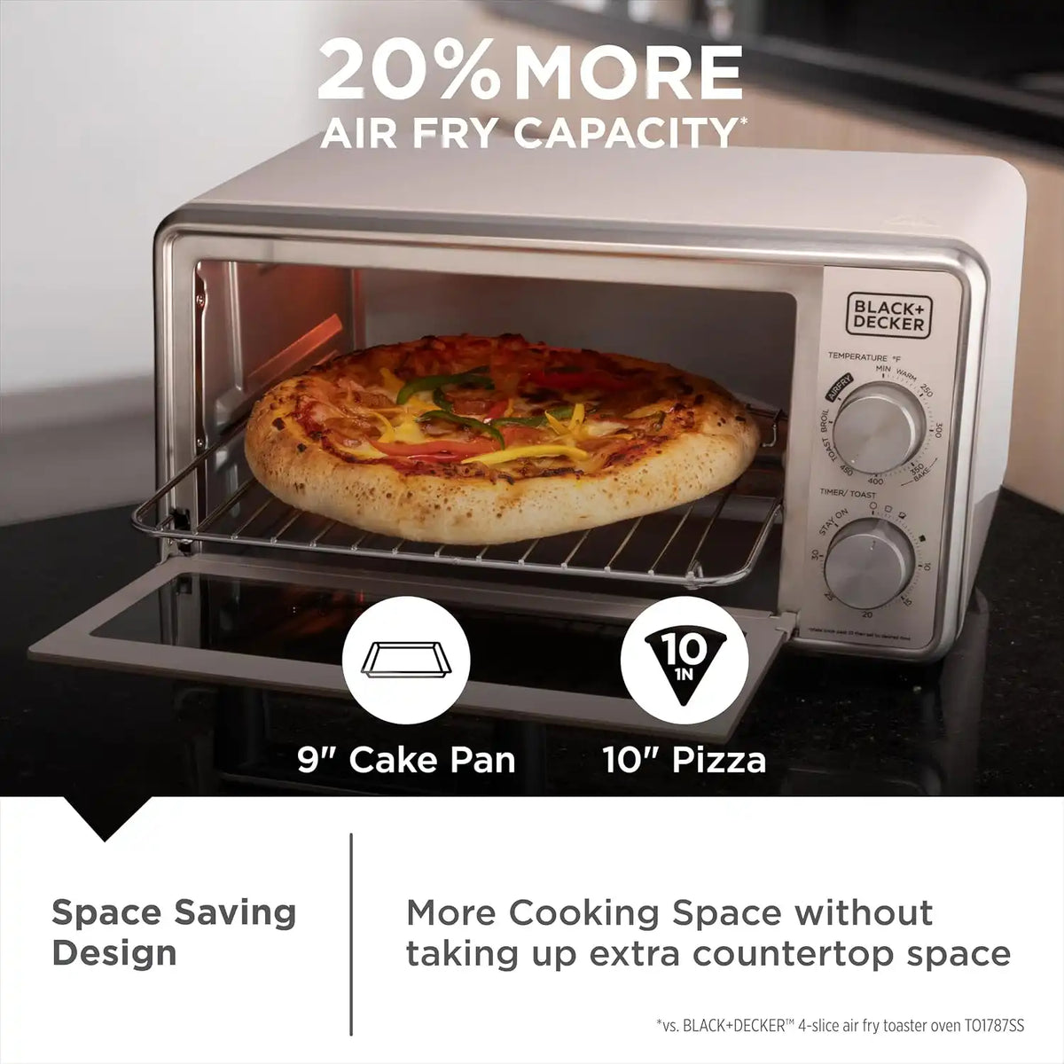 BLACK+DECKER Crisp 'N Bake Pro 4-Slice Digital Air Fry Oven