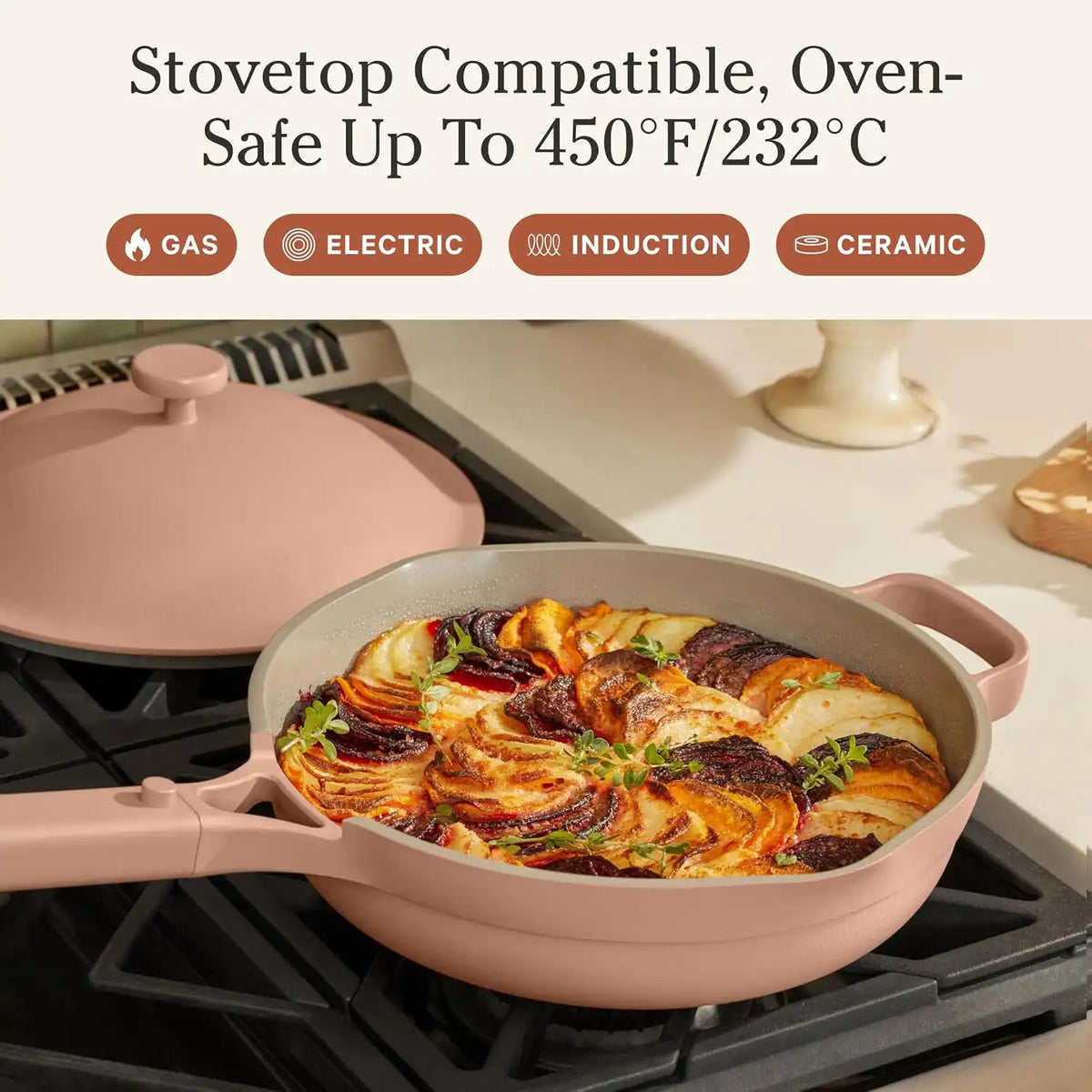 Our Place Always Pan 2.0, 10.5" Ceramic Nonstick Pan, 2.6 Qt
