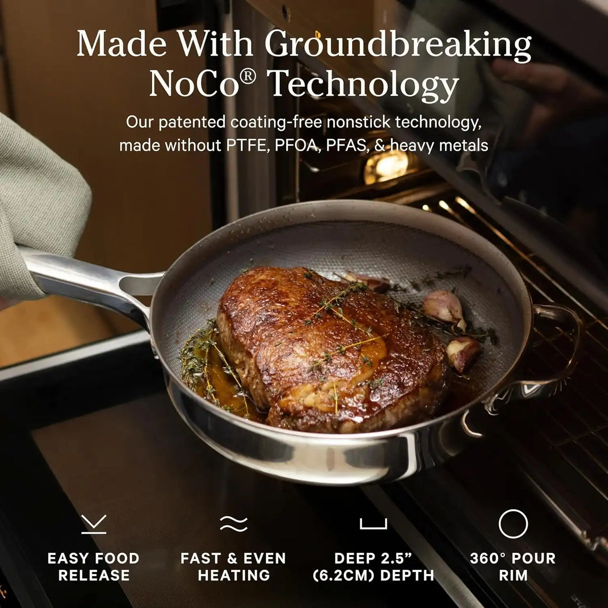 Our Place Titanium Always Pan Pro, 10.6" Nonstick Titanium Frying Pan