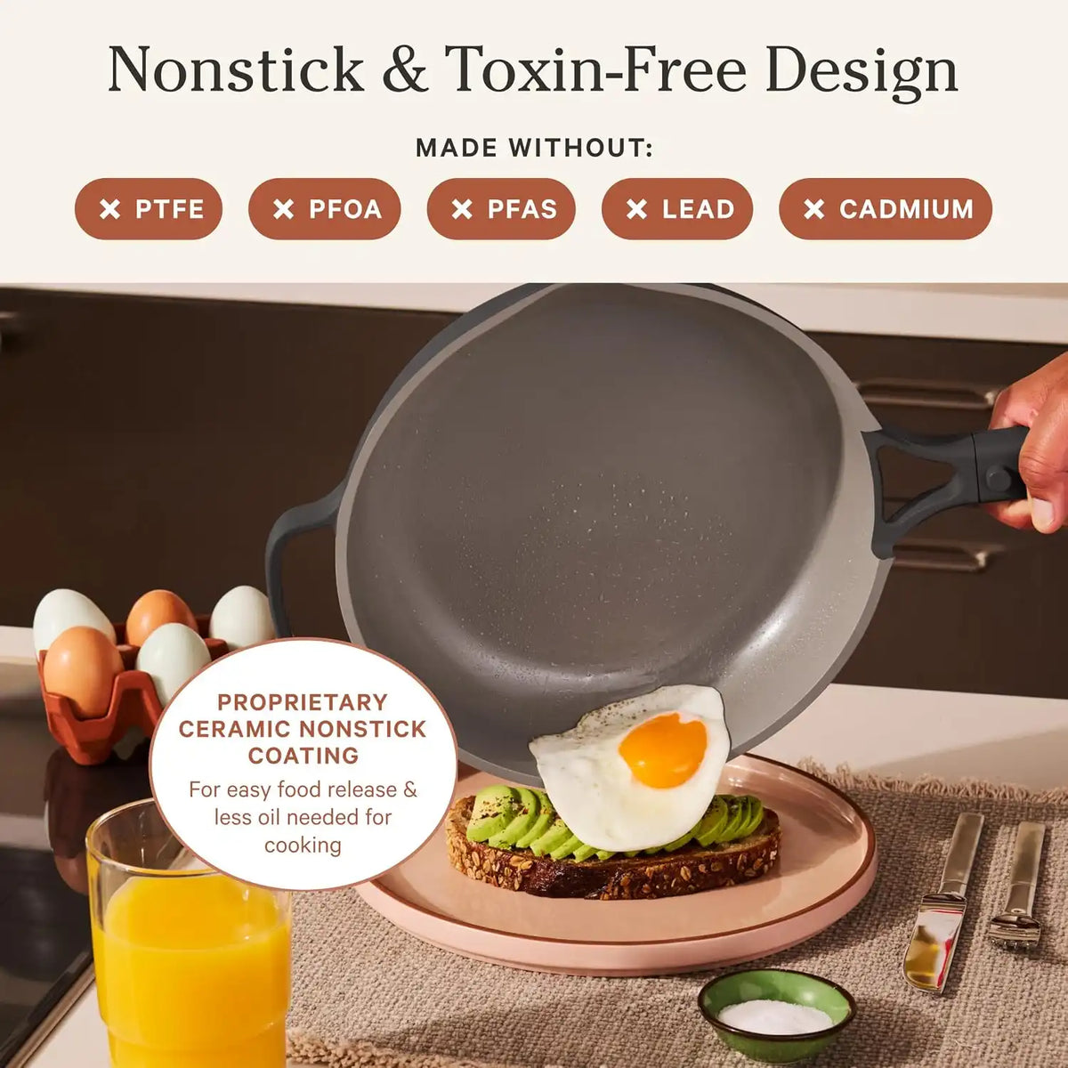 Our Place Large Always Pan, 12.5" Ceramic Nonstick Pan