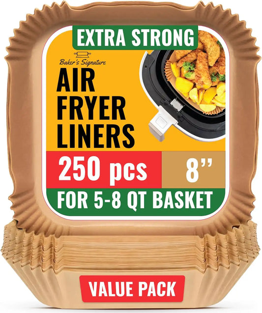 250 pcs Air Fryer Liners, Disposable Airfryer Paper Liners
