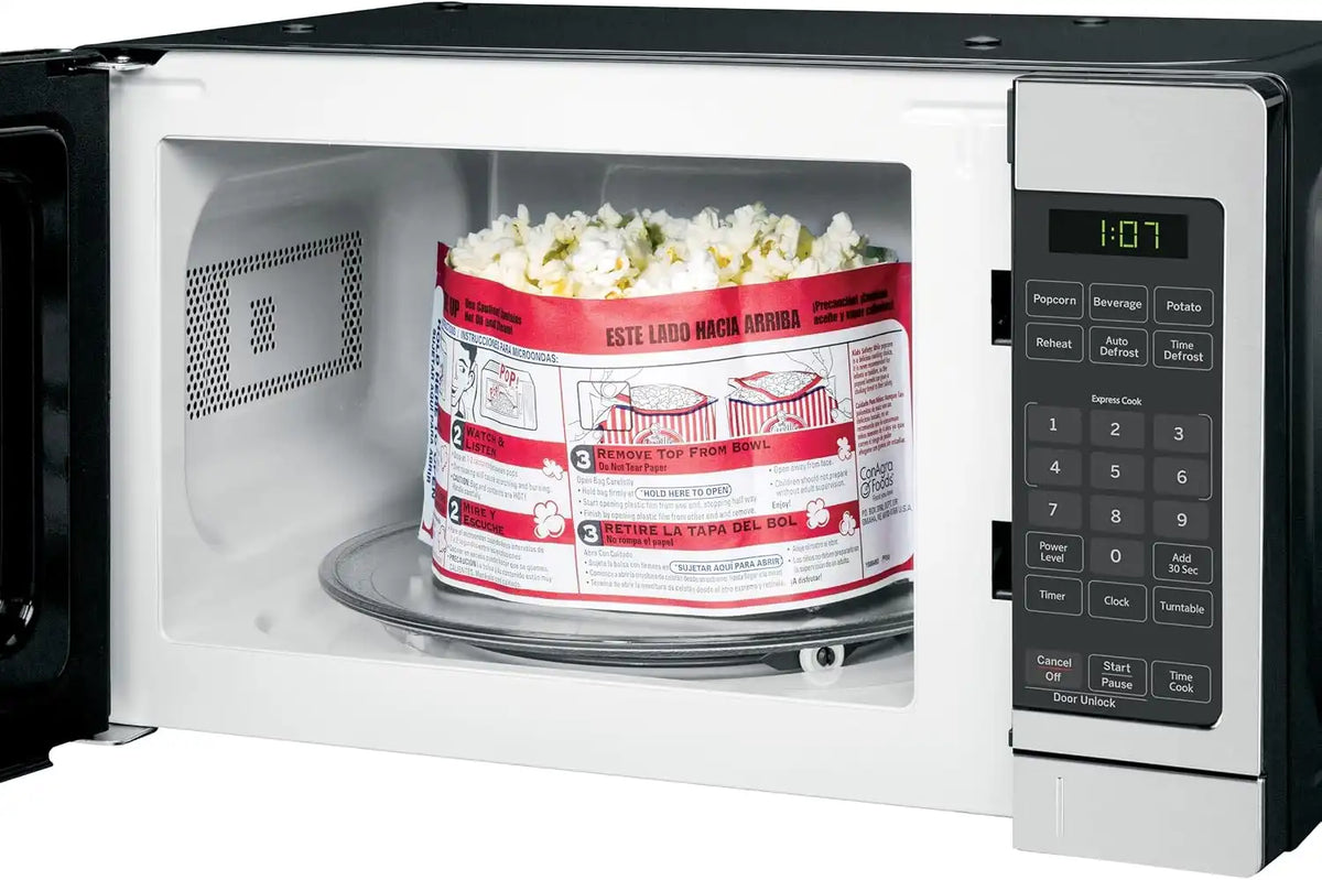GE Countertop Microwave, 700 Watt 0.7 Cu. Ft., Stainless Steel, GCST07N1WSS