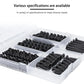 #4#8#10 Wood Screws Assortment Kit 175pcs, Phillips Flat Head Self Tapping Screws, Black Zinc Plated, Carbon Steel, Assorted Screws for Metal & Wood, Black Wood Screws - 1/2",3/4",1",1-1/2"