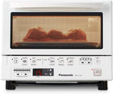 Panasonic FlashXpress Toaster Oven Countertop, 4-Slice Compact Size with Double Infrared Heating, 6 Auto Cook Options and Precise Temperature Control, 1300W - NB-G110P-W (White)