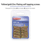 75pcs Flat Head Phillips Wood Screws #10 × 1", Yellow Zinc Plated Carbon Steel Sheet Metal Screws, High Strength Self Tapping Screws for Metal Plastic & Wood, Self Drilling, 10 × 1-Inch