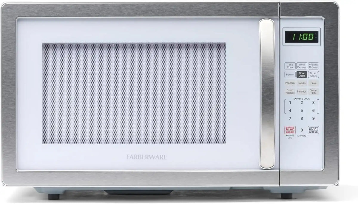 Farberware Countertop Microwave Oven, 1.1 cu. ft., 1000 Watts, White