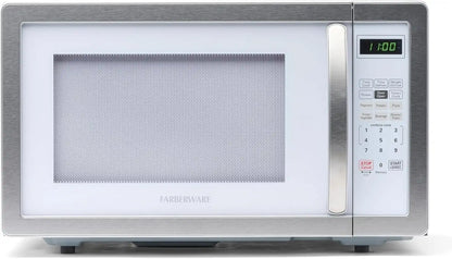Farberware Countertop Microwave Oven, 1.1 cu. ft., 1000 Watts, White