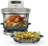 Ninja Crispi Pro Glass Air Fryer, 6-in-1, Amazon Exclusive Bone & Champagne