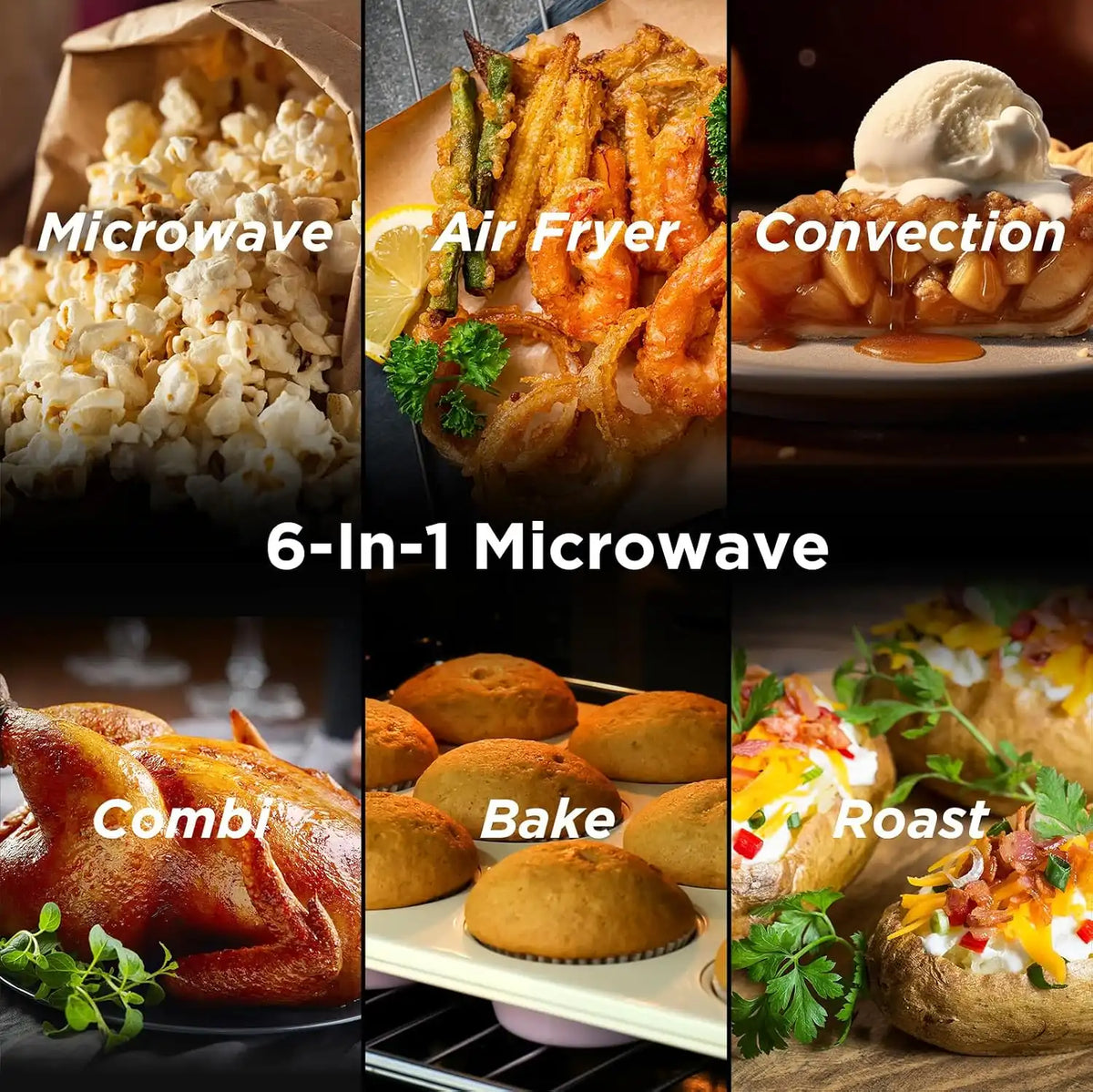 BLACK+DECKER Over-the-Range Microwave Oven with Air Fryer, 1.5 Cu.Ft, 900W