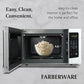 Farberware White Microwave Oven, 1.1 Cu. Ft., 1000 Watts, Countertop