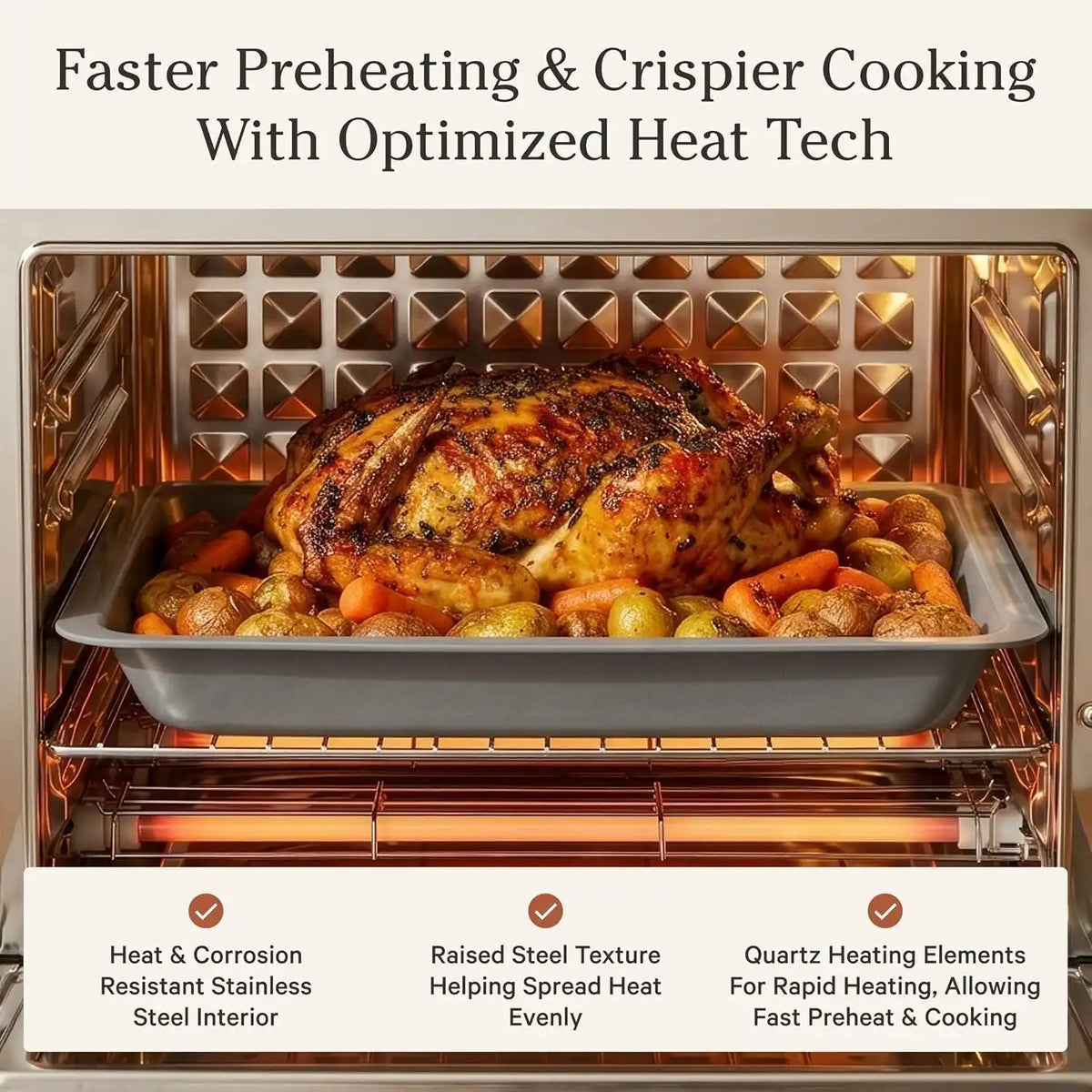 Our Place Wonder Oven Pro, 8-in-1 Digital Air Fryer Oven, 3-Rack, 30 Qt