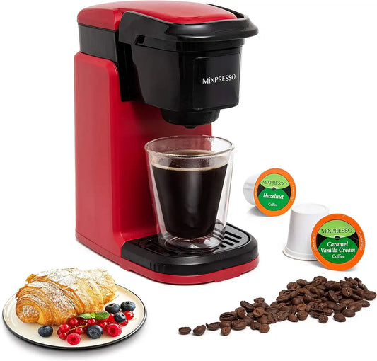 Mixpresso Single Serve Coffee Maker K Cup Coffee Maker for K Pods & Grounds