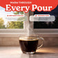 Gourmia Drip Coffee Maker - 5-Cup Capacity, Glass Carafe, Black
