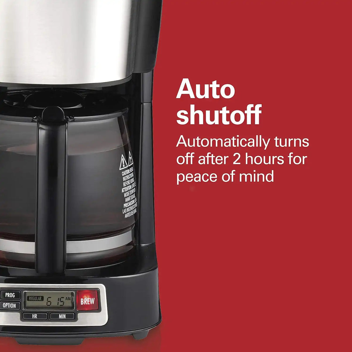 Hamilton Beach 5 Cup Drip Coffee Maker with Easy FrontFill Basket