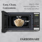 Farberware Stainless Steel Microwave Oven 1.6 Cu. Ft 1100 Watts Countertop