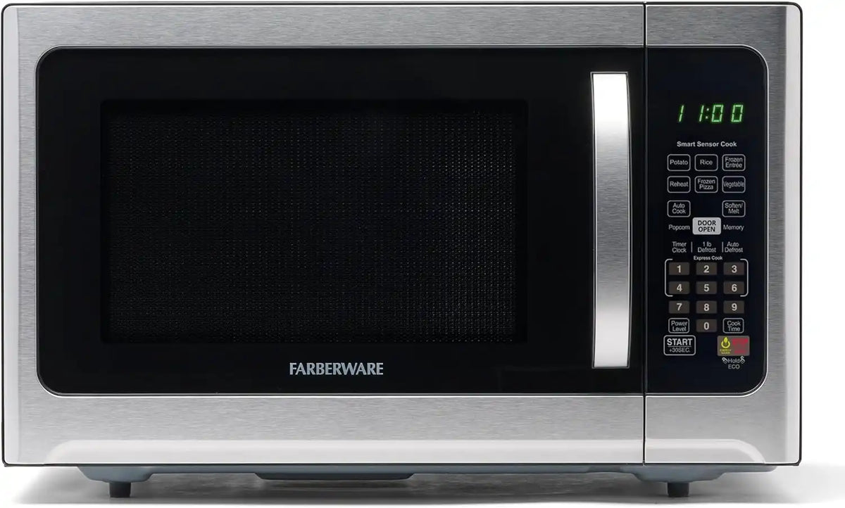 Farberware Countertop Microwave Oven 1.2 cu.ft. 1000 Watts Stainless Steel
