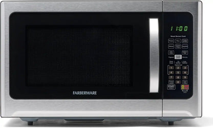 Farberware Countertop Microwave Oven 1.2 cu.ft. 1000 Watts Stainless Steel