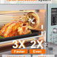 Nuwave Bravo Pro Smart Air Fryer Toaster Oven Countertop Combo