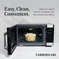 Farberware Countertop Microwave Oven 1.6 cu. ft. 1100 Watts Stainless steel