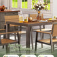 Vexwalx 10 Pcs Outdoor Dining Set, 67" HDPS Dining Set for 8, Gray-Teak
