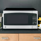 GE Countertop Microwave Oven,1, 200-watt Capacity, 2.0 Cubic Ft., 8 Auto Setting Cooking Settings, Child-Lock Technology, Kitchen Essentials for the Countertop, Dorm Room or Apartment, Stainless Steel
