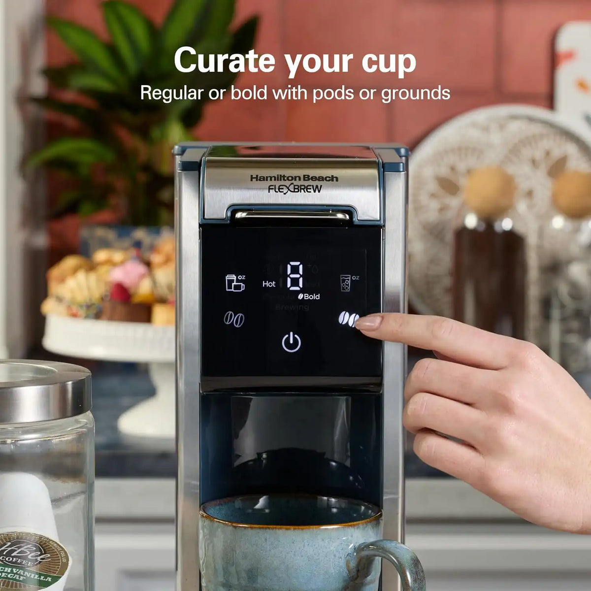 Hamilton Beach FlexBrew Advanced 4-in-1 Single Serve Coffee Maker