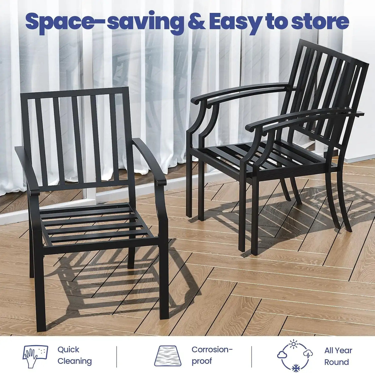 10 PCS Outdoor Patio Dining Set with 13.6ft Double-Sided Patio Umbrella,Patio Table and Chairs Metal Outdoor Patio Furniture Set,Dining Table Set with 8 Chairs,Grey
