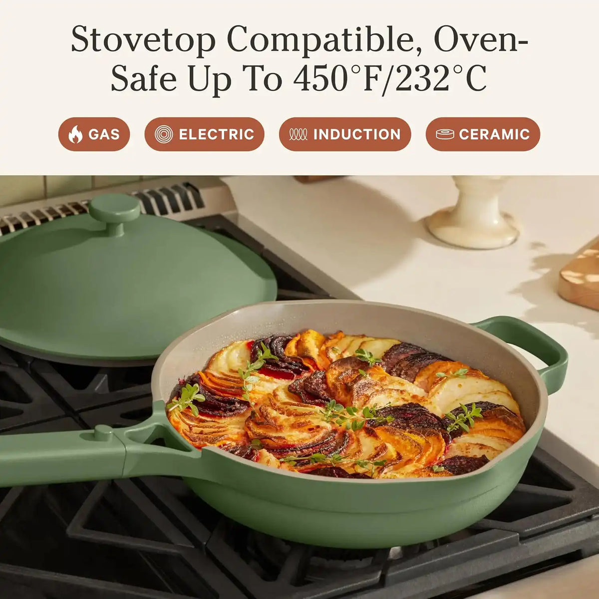Our Place Always Pan 2.0, 10.5" Ceramic Nonstick Pan, 2.6 Qt