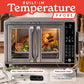 Gourmia Toaster Oven - 6-Slice Capacity, Temperature Probe, Stainless Steel