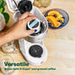 BELLA Dual Brew Single Serve Coffee Maker, K-cup Compatible with Ground Coffee Basket & Adapter - Carefree Auto Shut Off & Adjustable Tray, 14oz, White