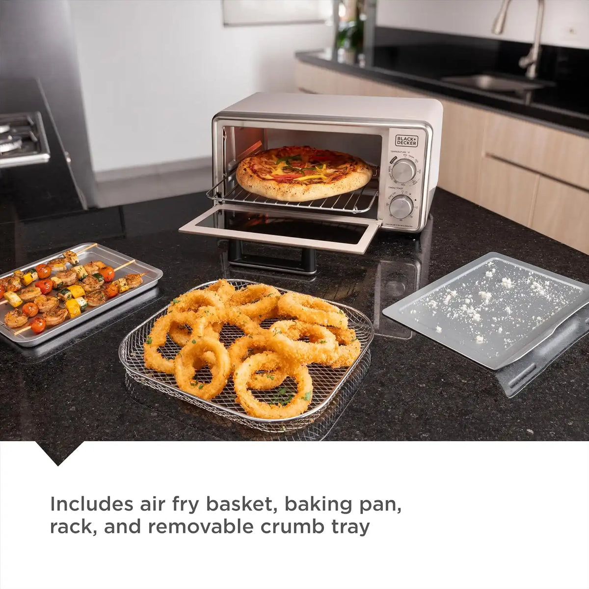 BLACK+DECKER Crisp 'N Bake Pro 4-Slice Digital Air Fry Oven